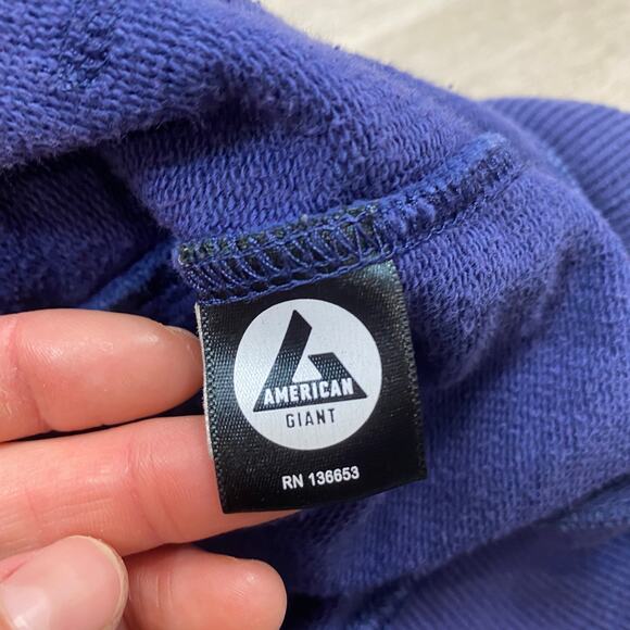 American Giant Full Zip Hoodie Made in USA Men's L Loungewear - Picture 7 of 10